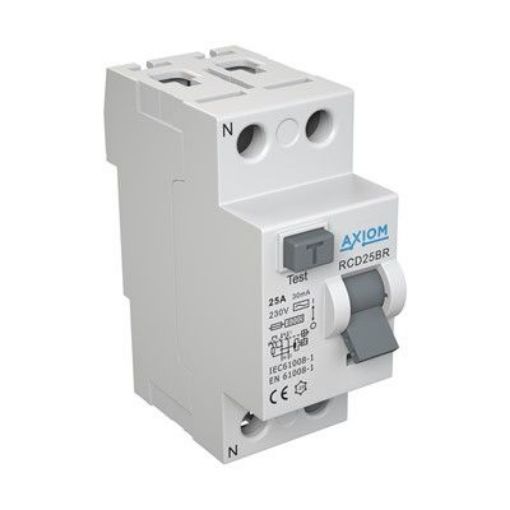 Picture of 25a Double Pole RCD 30ma