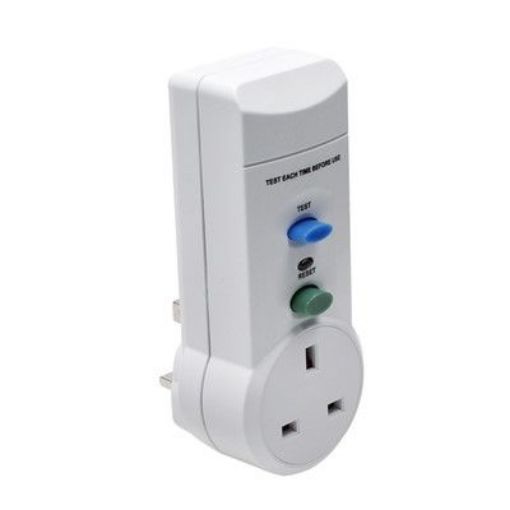 Picture of CED 13amp 3 Pin RCD Adaptor 30ms-30ma