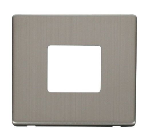 Picture of Click SCP402SS Frontplate 1 Gang 2Aperture