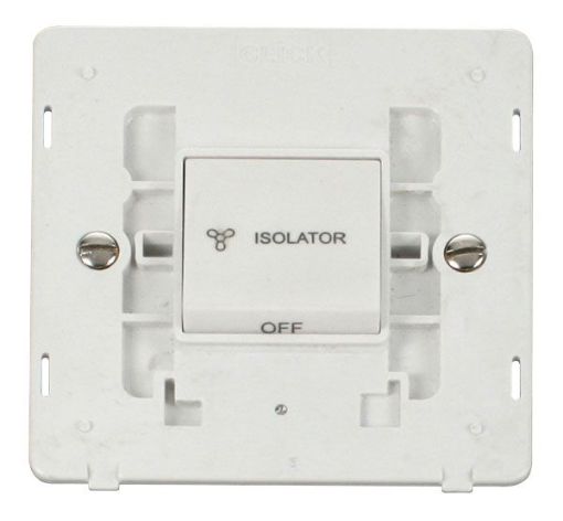 Picture of Click SIN020PW Fan Isolator Switch Interior