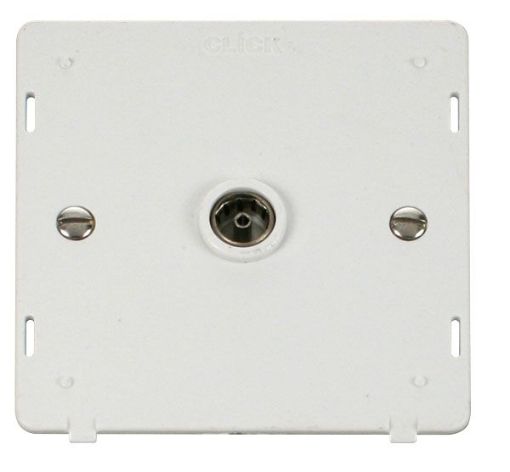 Picture of Click SIN065PW Single Coax Socket Interior