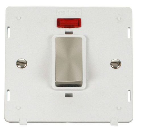 Picture of Click SIN501PWBS Switch Interior 1 Gang 45A