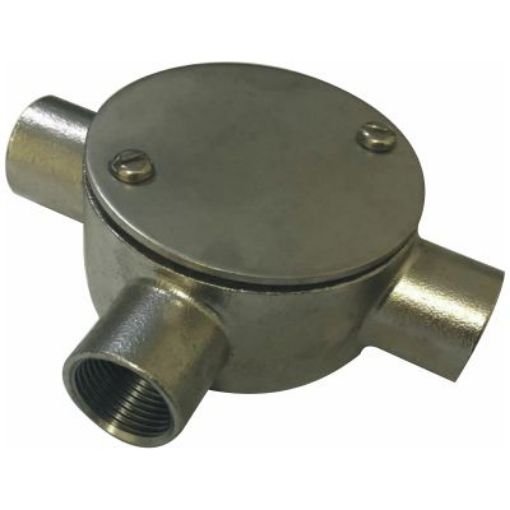 Picture of Finelite SS-3W20 Circular Box 20mm Stainless Steel