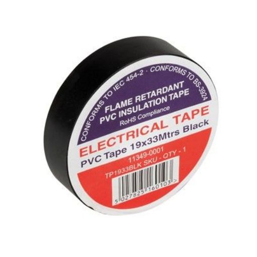 Picture of Pvc Tape 19x33m Black