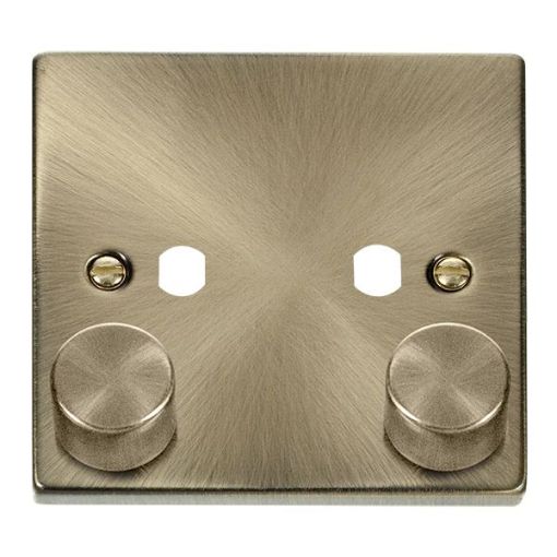 Picture of Click VPAB152PL Front Plate 1 Gang Dimmer 2Module AB