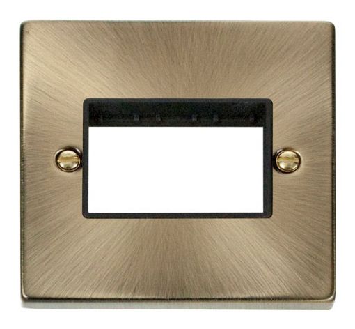 Picture of Click VPAB403BK Frontplate 1 Gang 3Aperture