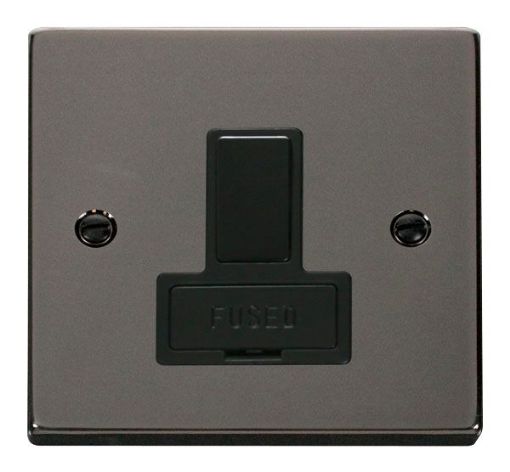 Picture of Click VPBN651BK Connection Unit Switched Fused13A Black Nickel