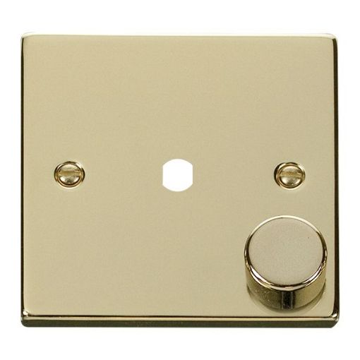 Picture of Click VPBR140PL Front Plate 1 Gang Dimmer 1Module PB