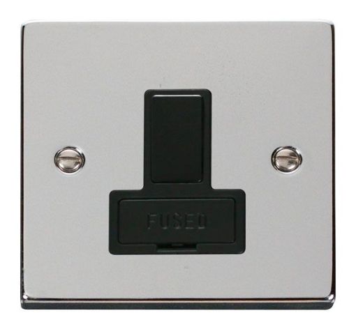 Picture of Click VPCH651BK Connection Unit Switched Fused13A Polished Chrome