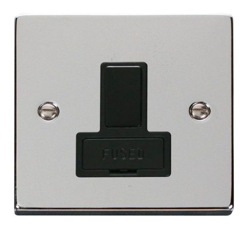 Picture of Click VPCH651BK Connection Unit Switched Fused13A Polished Chrome