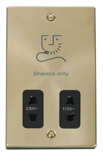 Picture of Click VPSB100BK Shaver Socket 115/230V