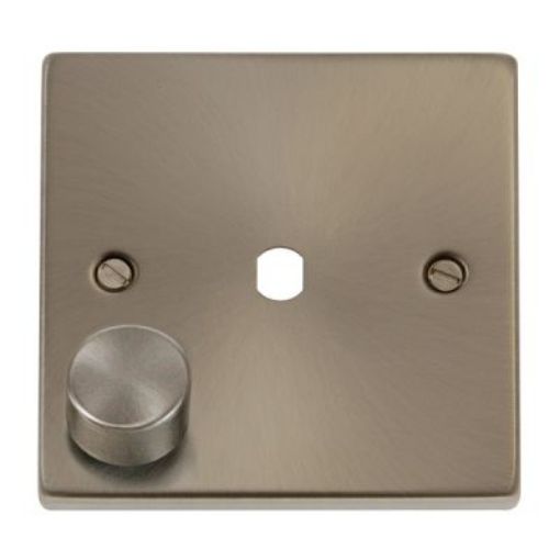 Picture of Click VPSC140PL 1 Gang Single Dimmer Plate and Knob