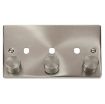 Picture of Click VPSC153PL 3G Double Dimmer Plate and Knob