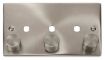 Picture of Click VPSC153PL 3G Double Dimmer Plate and Knob