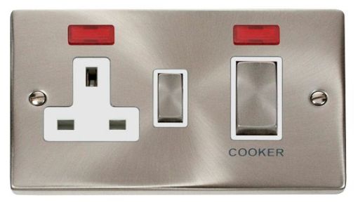 Picture of Click VPSC505WH Switch and 13A Socket 45A