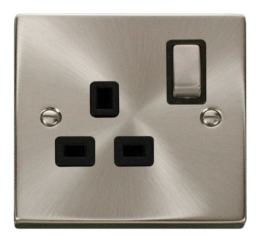 Picture of Click VPSC535BK Socket Double Pole 1 Gang Switched 13A