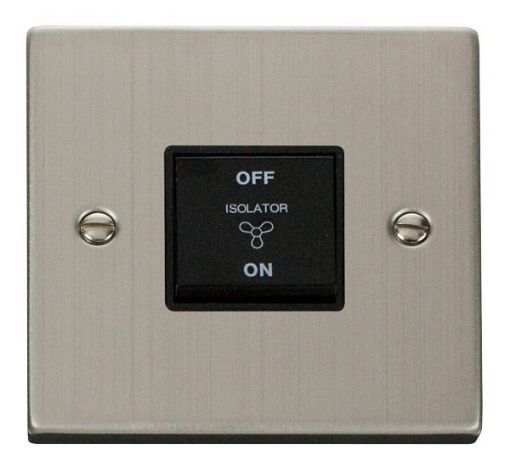 Picture of Click VPSS020BK Switch Fan Isolator 10A Stainless Steel