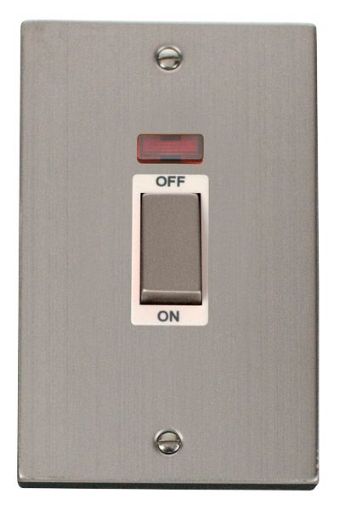 Picture of Click VPSS503WH Switch 2 Gang Double Pole 45A
