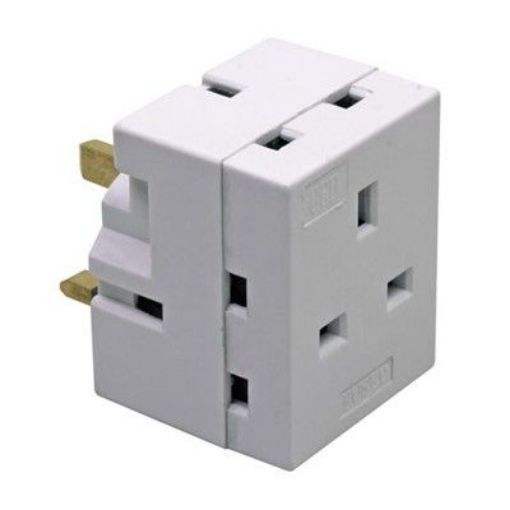 Picture of CED Adaptor 13amp 3 Way Fused