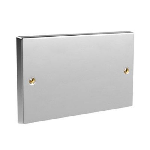 Picture of CED Single Blank Plate Chrome