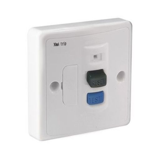 Picture of RCD Single Spur 13A 30mA White