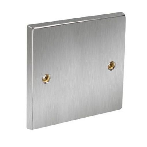 Picture of CED Twin Blank Plate Satin Chrome
