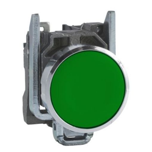 Picture of Schneider XB4BA31 Pushbutton Green