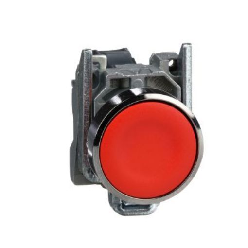 Picture of Schneider XB4BA42 Pushbutton Red