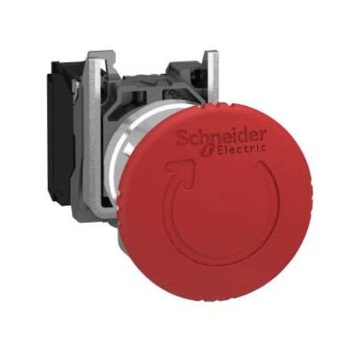 Picture of Schneider XB4BS8442 Pushbutton 22mm Red