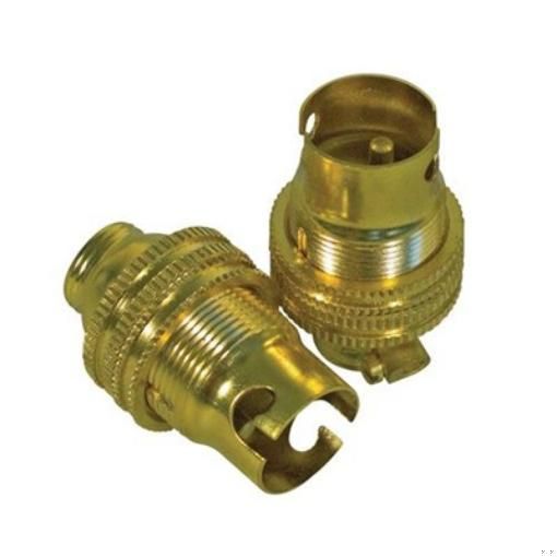 Picture of CED 1/2" Threaded Brass Lampholder Sbc(b15) - (gp015) Sbc12rt