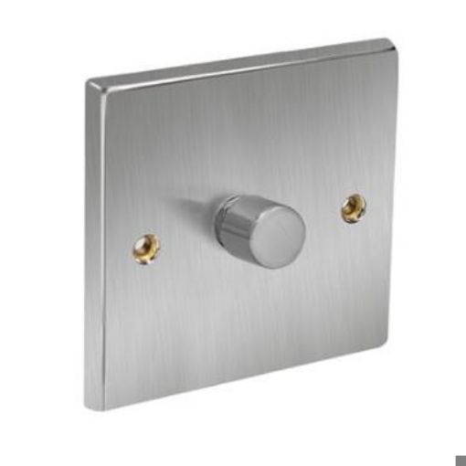 Picture of CED 400w 1 Gang 2 Way Push On/off Satin Chrome