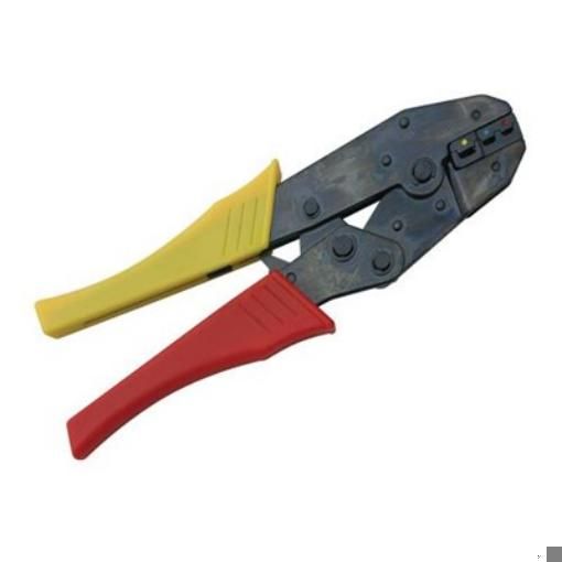 Picture of Crimping Tool 0.5mm/6mm Insulated Terminals Ratchet Yellow/red