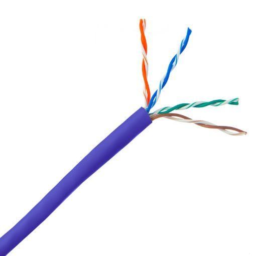 Picture of CAT5E Data Network LAN Ethernet Cable UTP LSF Violet | Price for 305m