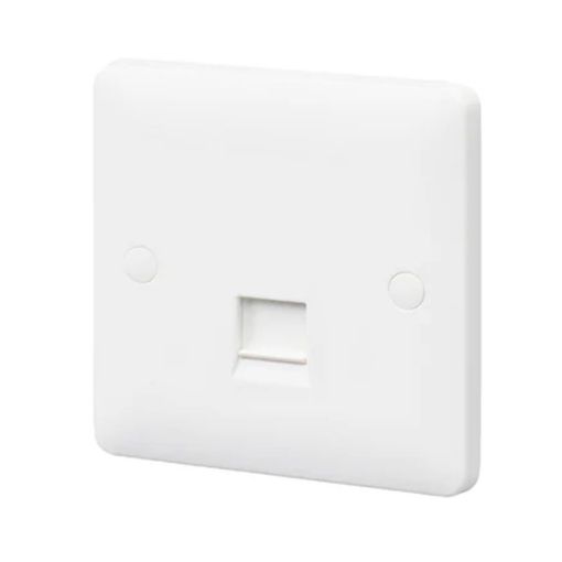 Picture of PlusSwitch 1 Gang RJ45 Data Point - White