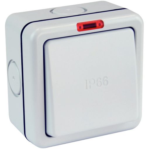 Picture of PlusSwitch 20A Double Pole Switch with Neon IP66