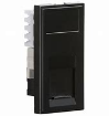 Picture of Knightsbridge UTP CAT6 RJ45 Outlet Module 25 x 50mm - Black