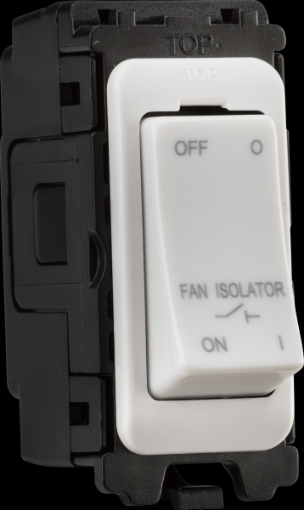 Picture of Knightsbridge Curved Edge 10A Fan Isolator Switch Module
