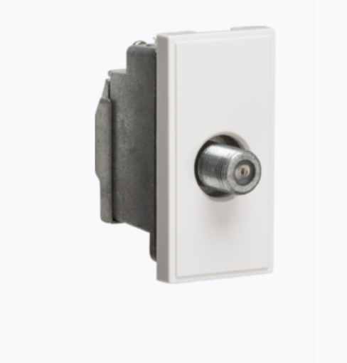 Picture of Knightsbridge Screened SAT TV Outlet Module 25 x 50mm - White