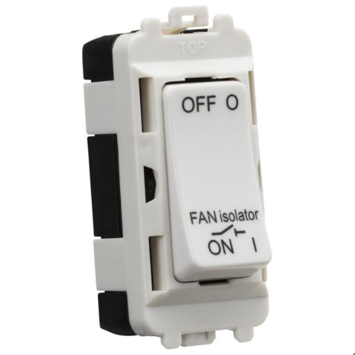 Picture of Knightsbridge Modular 10A Fan Isolator Module - White