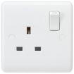 Picture of Knightsbridge Curved Edge 13A 1G Double Pole Switched Socket - ASTA Approved