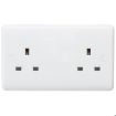 Picture of Knightsbridge Curved Edge 13A 2G Unswitched Socket