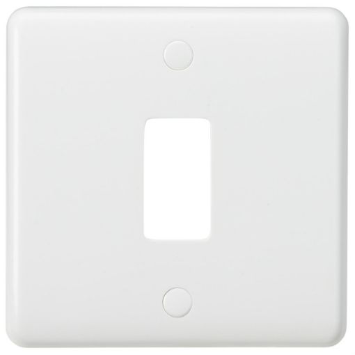 Picture of Knightsbridge Curved Edge 1G Grid Faceplate