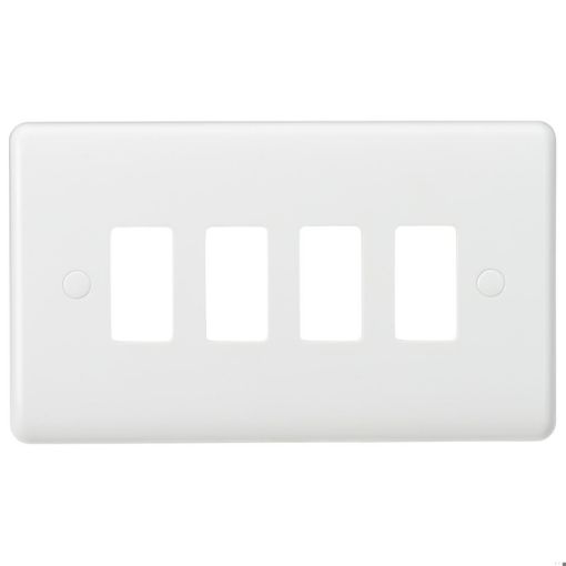 Picture of Knightsbridge Curved Edge 4G Grid Faceplate