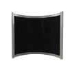 Curved Infrared Panel Heater Black