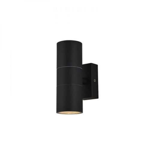 Picture of Forum Zinc Leto Up/Downlight | Textured Black | Outdoor Wall Light