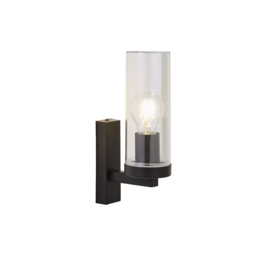 Picture of Forum Coast Carnac | Black | Up or Down E27 | Outdoor Wall Light
