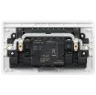 Picture of MK 2 Gang Switched DP Socket 2A 5V A+C USB Ports| Logic Plus | K2745WHI