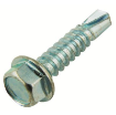 Picture of Olympic Fixings 5.5 X 38 Hexagon Flange Head Self Drill Screw BZP 200 Pcs