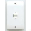 Picture of MK Electric Switch DP 2G Flush Logic Plus 50A White | K5205WHI