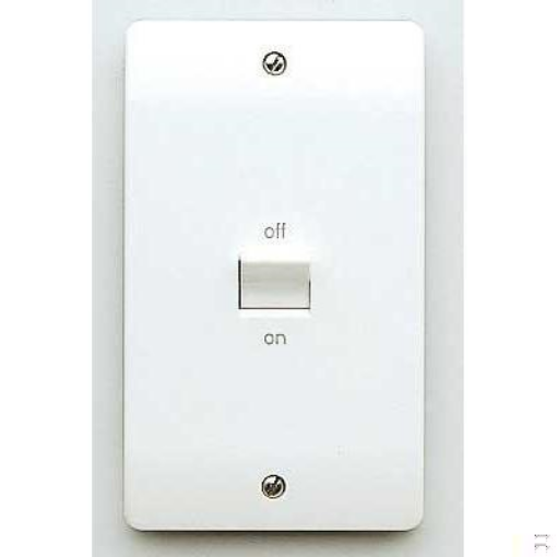 Picture of MK Electric Switch DP 2G Flush Logic Plus 50A White | K5205WHI